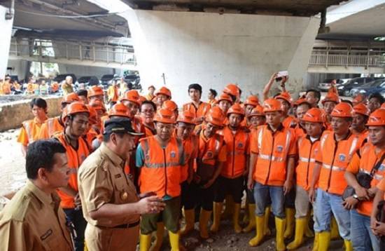 Jakarta Barat Gelar Apel Siaga Banjir Di Kolong Flyover