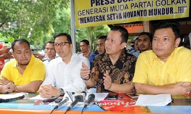 Generasi Muda Golkar, Desak "SN" Mundur