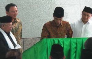 Jokowi Resmikan Mesjid Fatahillah Balaikota