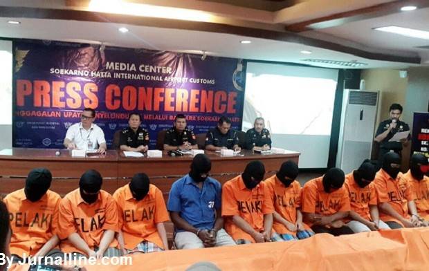 KPU Bea Cukai Soekarno Hatta Ungkap 10 Kasus Narkoba