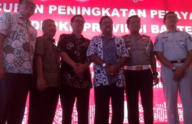 Gubernur Banten Resmikan 31 Gerai Samsat