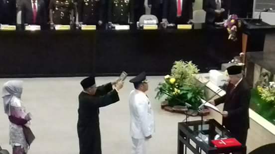 HM. Ilyas Panji Alam Resmi Jabat Bupati Ogan Ilir